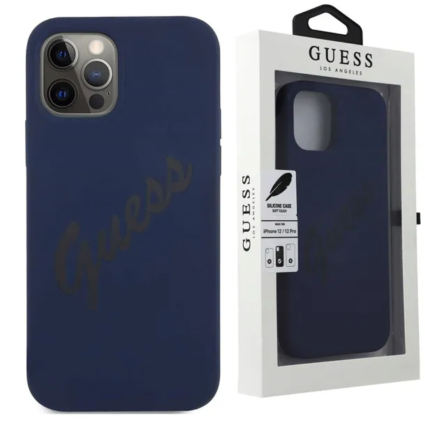 guess-guhcp12mlsvsbl-iphone-12-12-pro-61-niebieski-blue-hardcase-script-v-kolekcja-na-telefon-telefonu