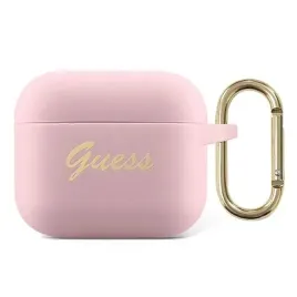 guess-gua3sssi-airpods-3-cover-rozowy-pink-silicone-vintage-script