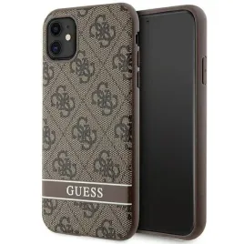 guess-guhcn61p4snw-iphone-11-xr-brazowy-brown-hardcase-4g-stripe