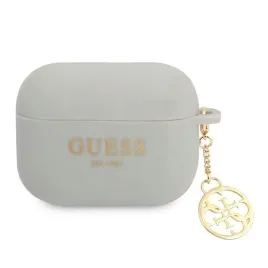 guess-guaplsc4eg-airpods-pro-cover-szary-grey-silicone-charm-4g-collection