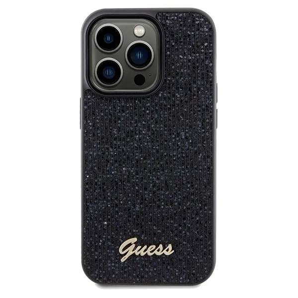 plecki-guess-do-apple-iphone-14-pro-max-disco-metal-script-czarny-kolor-czarny