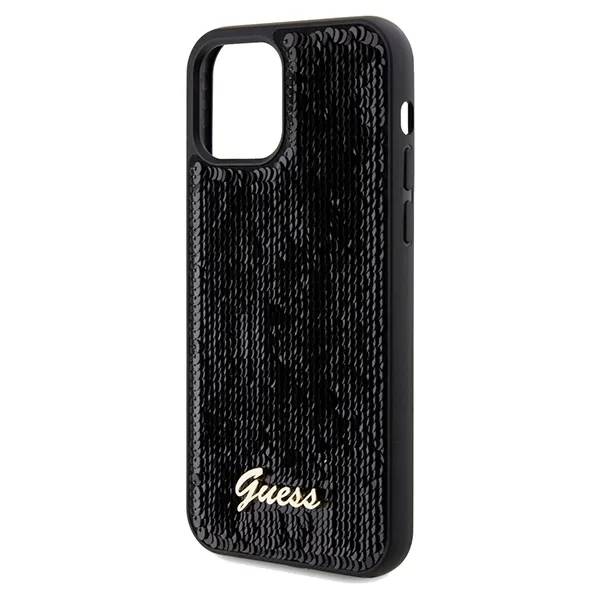 plecki-guess-do-apple-iphone-12-12-pro-sequin-script-metal-czarny-stan-nowy