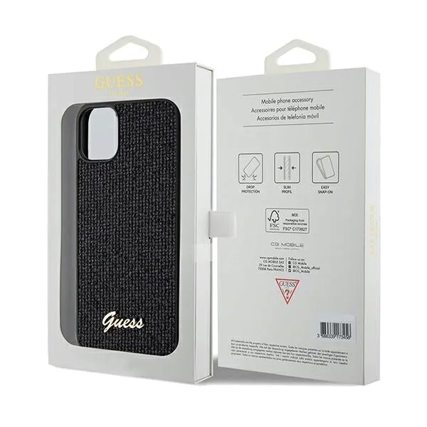 plecki-guess-do-apple-iphone-11-xr-disco-metal-script-czarny-marka-guess