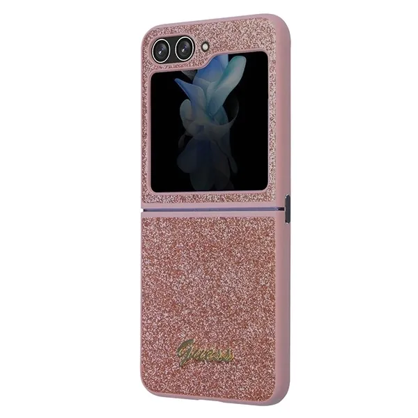 plecki-guess-do-samsung-flip-5-glitter-script-rozowy