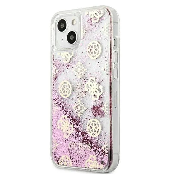 plecki-guess-do-apple-iphone-13-double-card-rozowy-stan-nowy-material-skora-ekologiczna