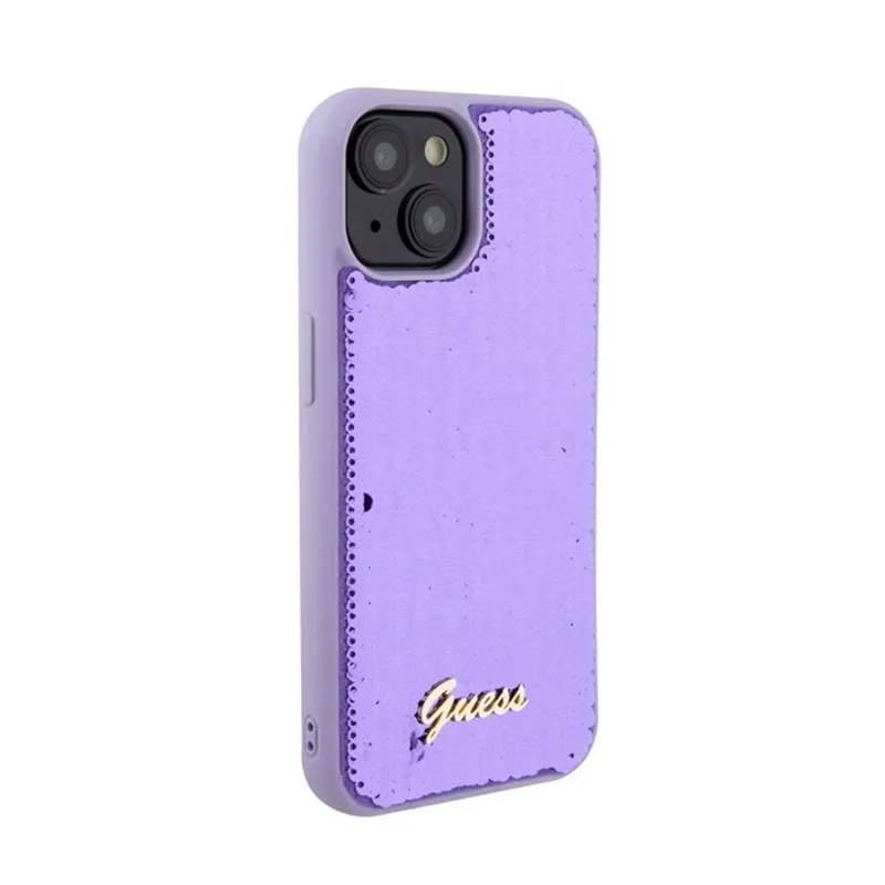 plecki-guess-do-apple-iphone-15-sequin-script-metal-fioletowy