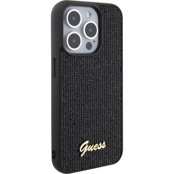 plecki-guess-do-apple-iphone-15-pro-disco-metal-script-czarny-material-tworzywo-sztuczne