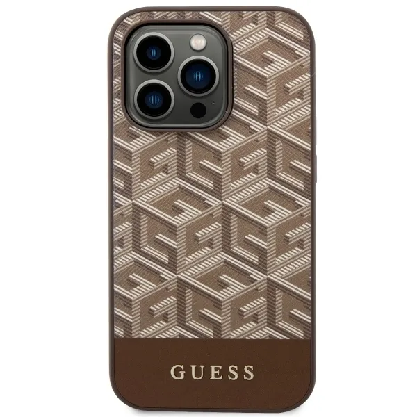 plecki-guess-do-apple-iphone-14-pro-max-g-cube-stripes-brazowy-kolor-brazowy