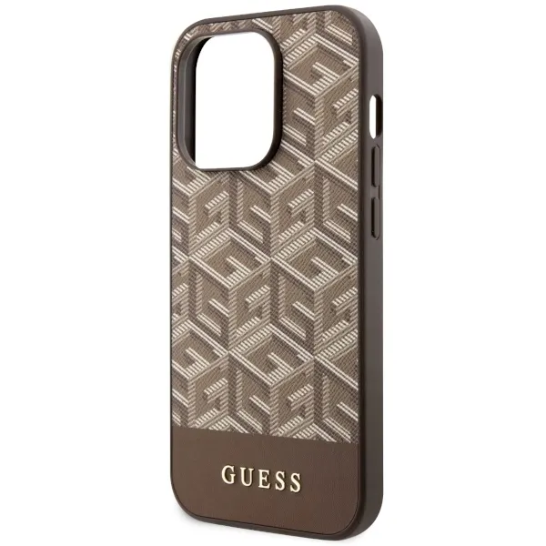 plecki-guess-do-apple-iphone-14-pro-max-g-cube-stripes-brazowy-funkcje-ladowanie-indukcyjne-pochlanianie-wstrzasow