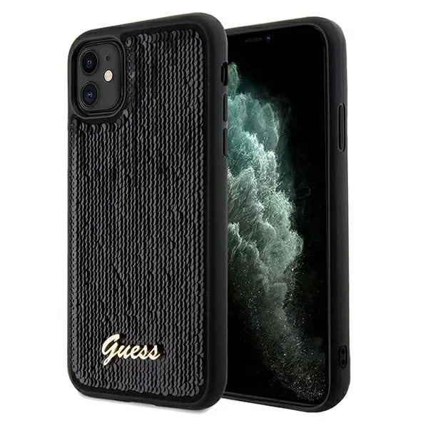 plecki-guess-do-apple-iphone-11-xr-sequin-script-metal-czarny