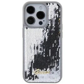 plecki-guess-do-apple-iphone-15-pro-max-sequin-script-metal-srebrny