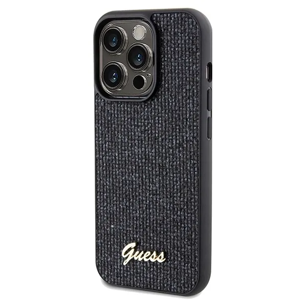 plecki-guess-do-apple-iphone-14-pro-max-disco-metal-script-czarny-stan-nowy
