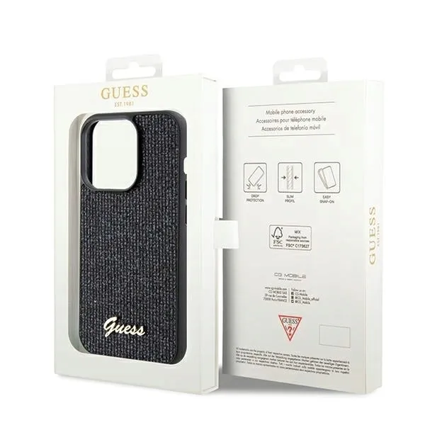 plecki-guess-do-apple-iphone-14-pro-max-disco-metal-script-czarny-marka-guess