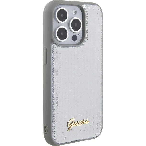 plecki-guess-do-apple-iphone-15-pro-sequin-script-metal-srebrny-material-tworzywo-sztuczne