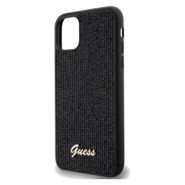 plecki-guess-do-apple-iphone-11-xr-disco-metal-script-czarny-funkcje-pochlanianie-wstrzasow