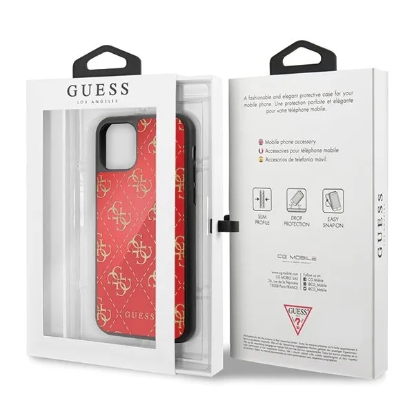 plecki-guess-do-apple-iphone-11-pro-max-double-layer-glitter-czerwony-stan-nowy-kolor-czerwony