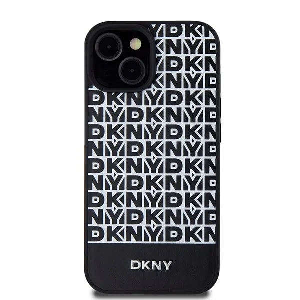 plecki-dkny-do-apple-iphone-13-14-15-leather-printed-pattern-czarny-stan-nowy
