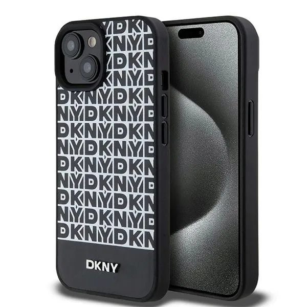 plecki-dkny-do-apple-iphone-13-14-15-leather-printed-pattern-czarny-stan-nowy