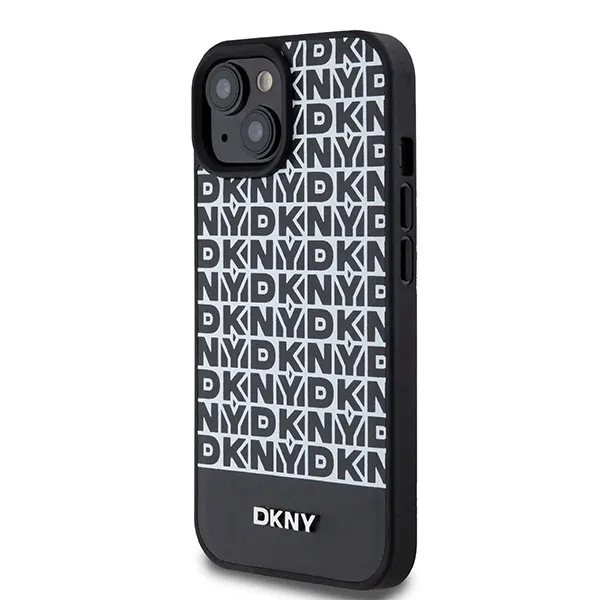 plecki-dkny-do-apple-iphone-13-14-15-leather-printed-pattern-czarny-kolor-czarny