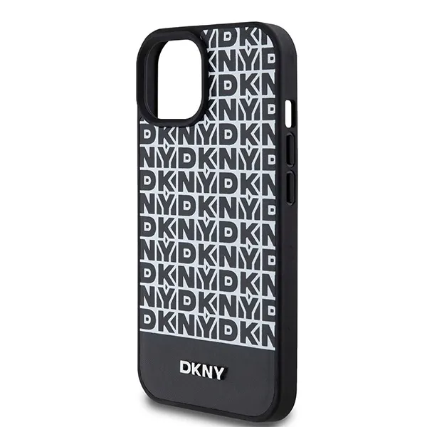 plecki-dkny-do-apple-iphone-13-14-15-leather-printed-pattern-czarny-funkcje-pochlanianie-wstrzasow
