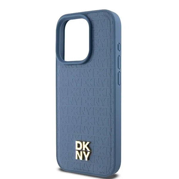 plecki-dkny-do-apple-iphone-15-pro-leather-monogram-pattern-niebieski-funkcje-ladowanie-indukcyjne-pochlanianie-wstrzasow
