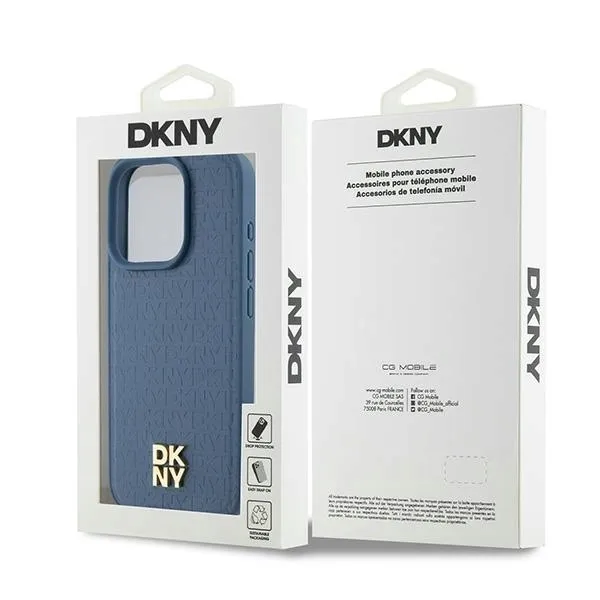 plecki-dkny-do-apple-iphone-15-pro-leather-monogram-pattern-niebieski-marka-dkny