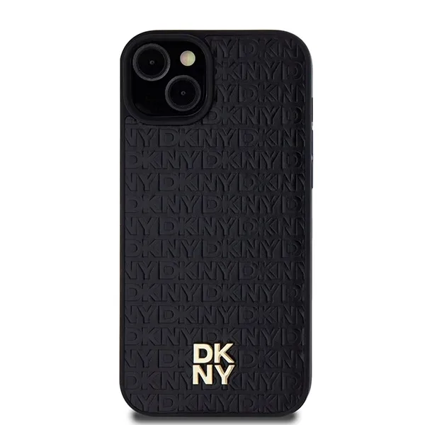 plecki-dkny-do-apple-iphone-13-14-15-leather-monogram-pattern-czarny-stan-nowy