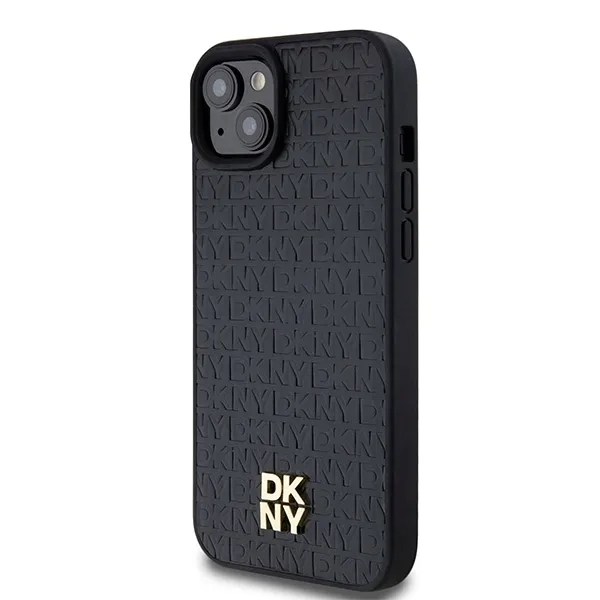 plecki-dkny-do-apple-iphone-13-14-15-leather-monogram-pattern-czarny-kolor-czarny