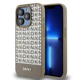 plecki-dkny-do-apple-iphone-15-pro-leather-printed-pattern-brazowy