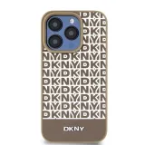 plecki-dkny-do-apple-iphone-15-pro-leather-printed-pattern-brazowy-kolor-brazowy