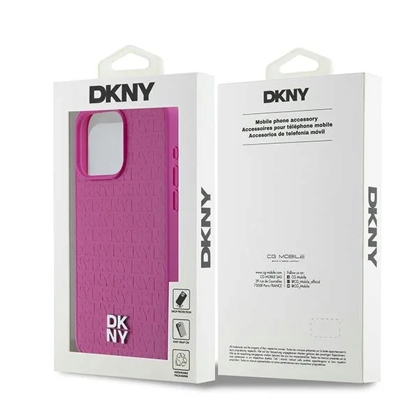 plecki-dkny-do-apple-iphone-15-pro-max-leather-monogram-pattern-rozowy-marka-dkny