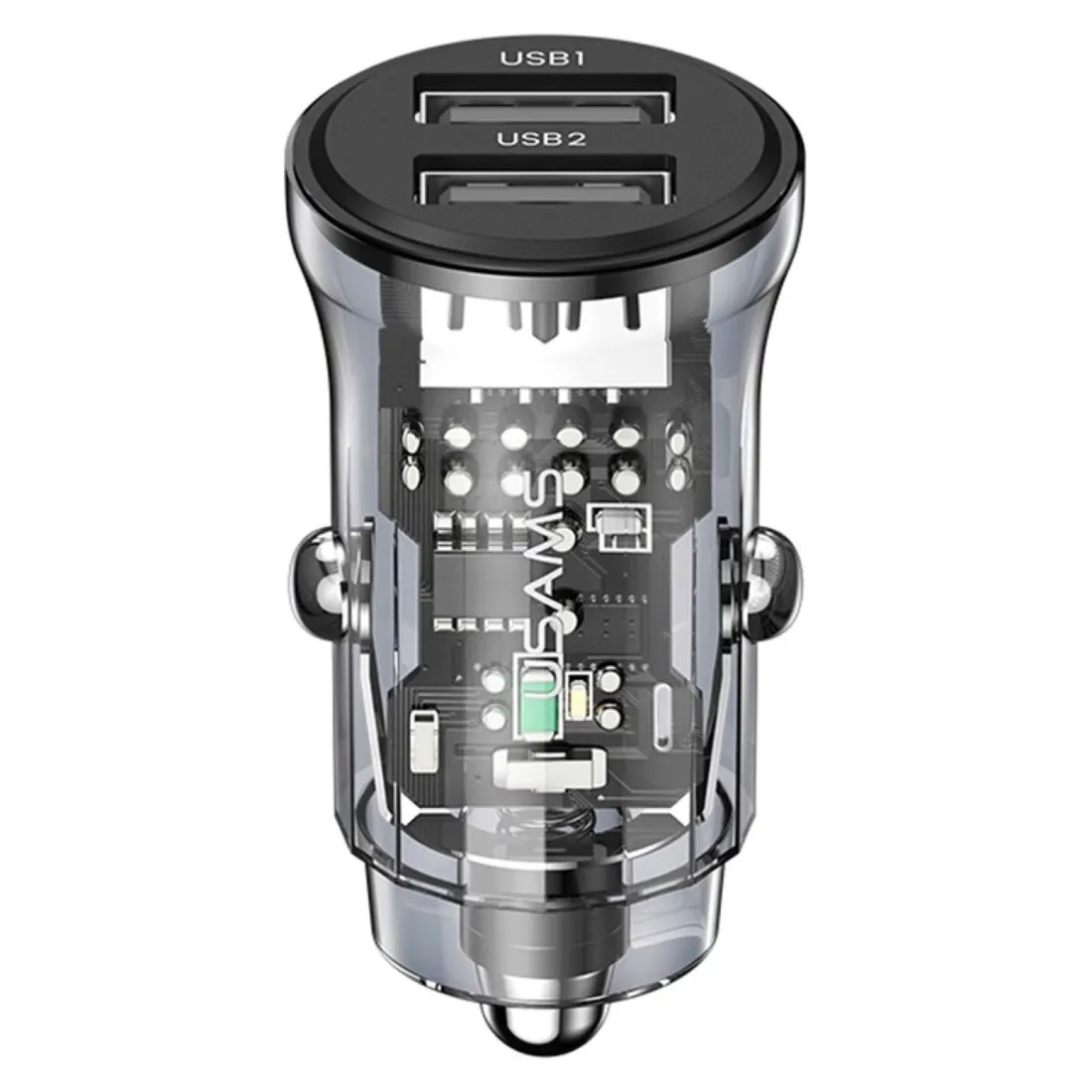 usams-ladowarka-samochodowa-2x-usb-led
