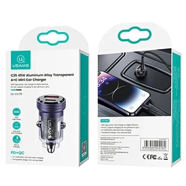 ladowarka-samochodowa-usb-typ-c-usams-3000-ma