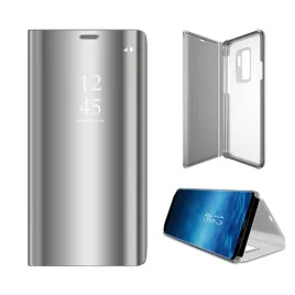 etui-z-klapka-clearview-do-samsung-galaxy-a14-5g-flip-mirror-cover-srebrny