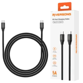 kabel-usb-c-usb-c-hercules-12m-100w-riversong-czarny-w-oplocie-nylonowym