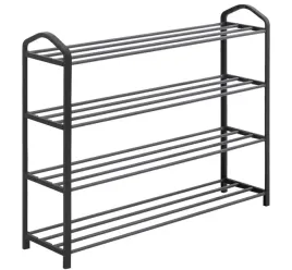 regal-na-buty-4-polki-wolnostojacy-organizer-czarny