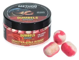 ochotka-bialy-robak-duo-color-sinking-method-feeder-dumbels-8mm-10mm