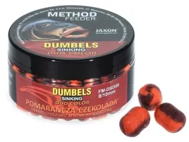 pomarancza-czekolada-duo-color-sinking-method-feeder-dumbels-8mm-10mm