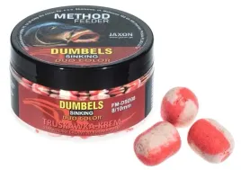 truskawka-krem-duo-color-sinking-method-feeder-dumbels-8mm-10mm