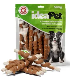 ideapet-paleczki-wolowe-z-krolikiem-twister-500g