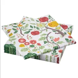 serwetki-33x33-cm-wzor-wielobarwny-kwiaty-owoce-ikea-havsbraxen