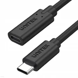 kabel-przedluzacz-unitek-c14086bk-usb-c-10gbps-4k-60hz-pd-20v-5a-05m