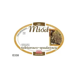 etykiety-owalne-na-miod-nektarowo-spadziowy-e338