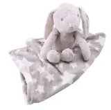 zestaw-maskotka-pluszowy-krolik-kocyk-dzieciecy-stan-nowy