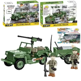 klocki-wojsko-cobi-2297-samochod-terenowy-jeep-willys-mbandtrailer-przyczepa