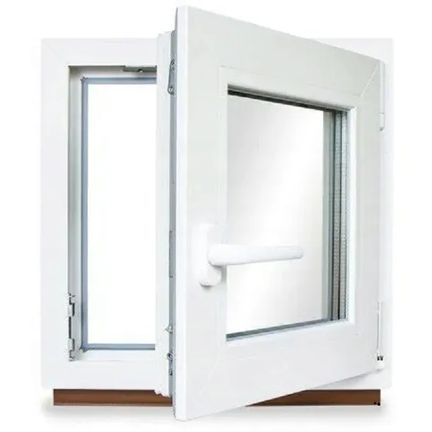 Okno PCV 700x600 mm RU Prawe Rozwierno-Uchylne Białe Plastikowe 70x60