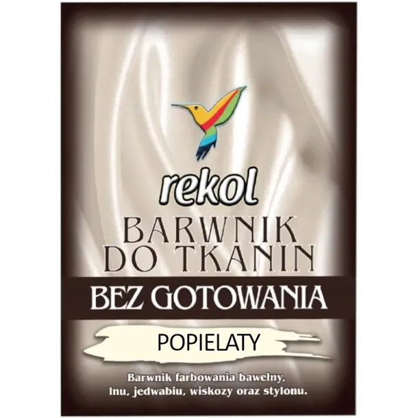 Barwnik do tkanin bez gotowania REKOL - POPIELATY