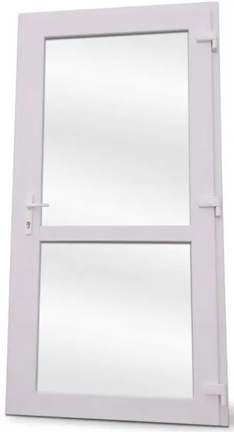 DRZWI ZEWNĘTRZNE PCV SKLEPOWE 100/200 BIAŁE