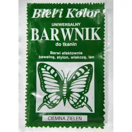 barwnik-do-tkanin-farba-biel-i-kolor-ciemna-zielen
