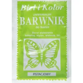barwnik-do-tkanin-farba-biel-i-kolor-pistacjowy